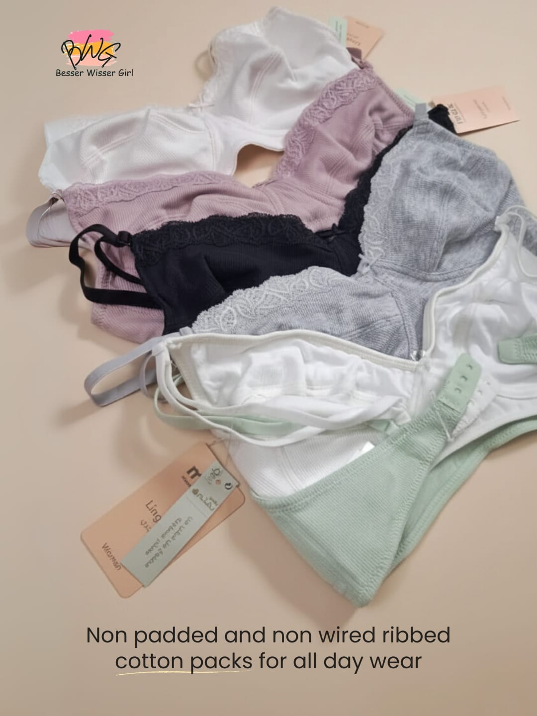 Non Padded & Non Wired Bras