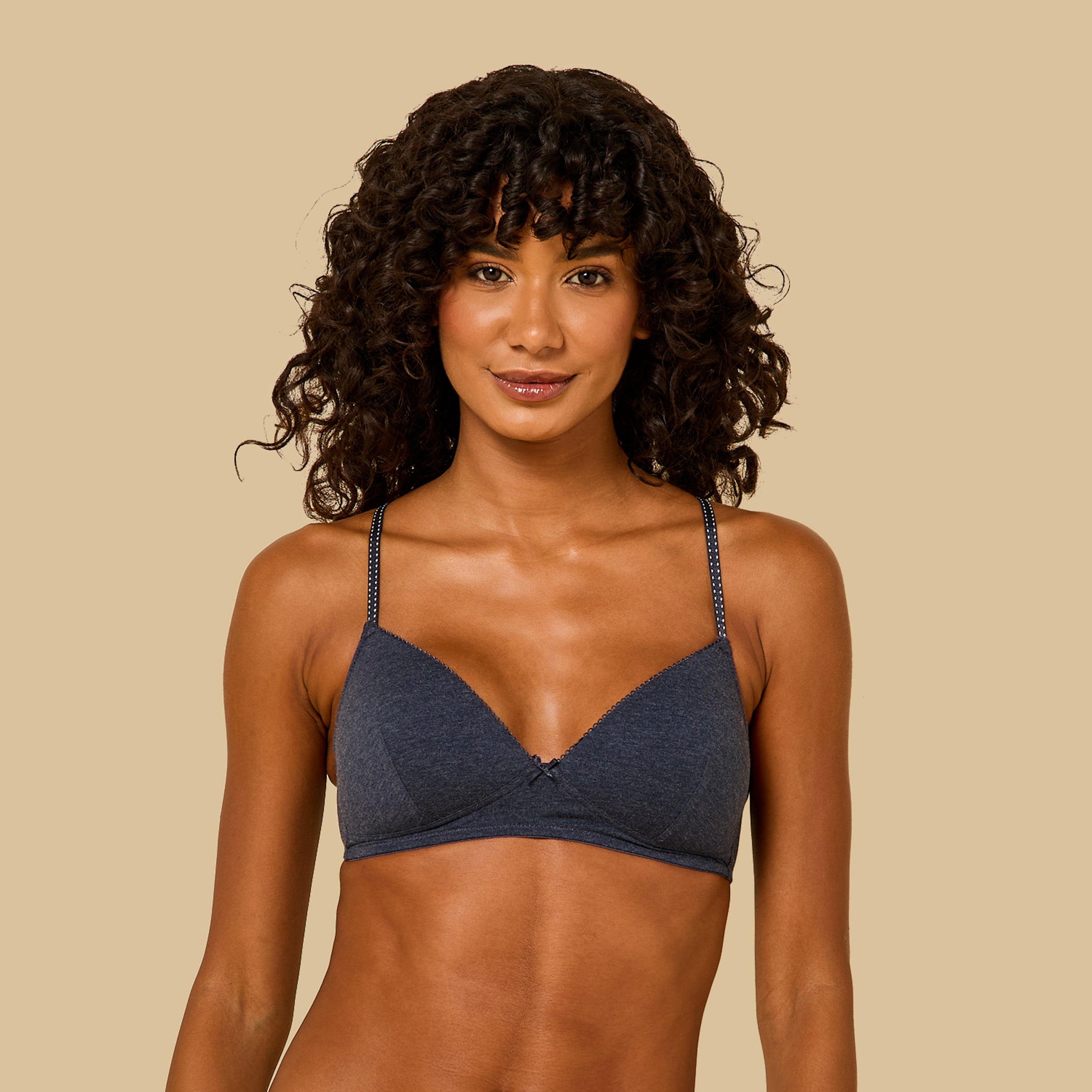 Pack of 2 - Padded A-frame Bra