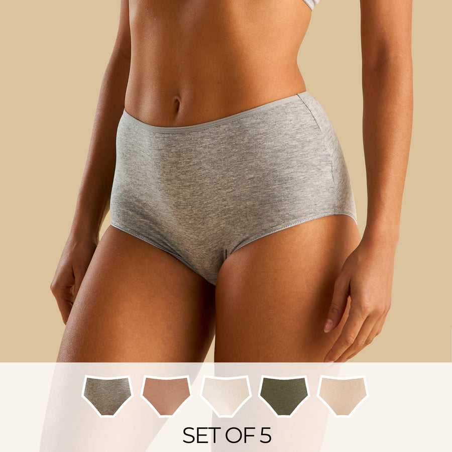 Pack of 5 - Full Briefs