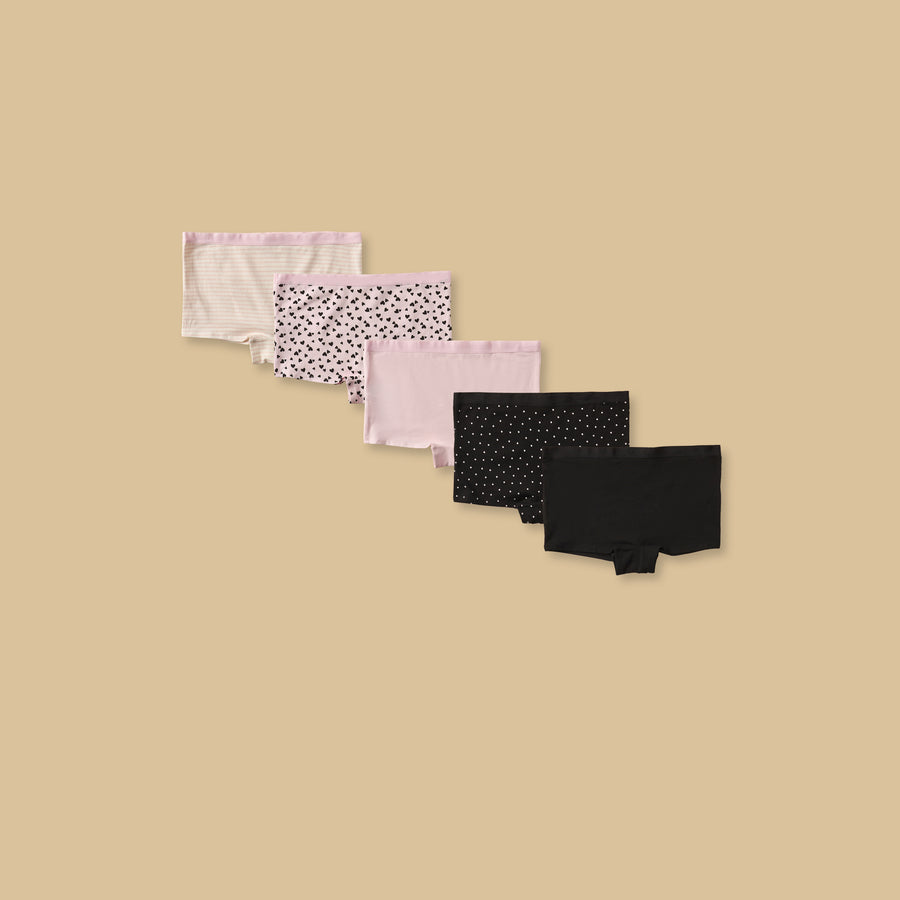 Pack of 5 - Assorted Boyshorts
