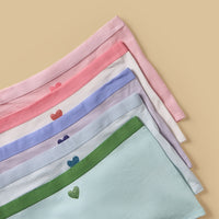Pack of 5 - Heart Print Boyshorts