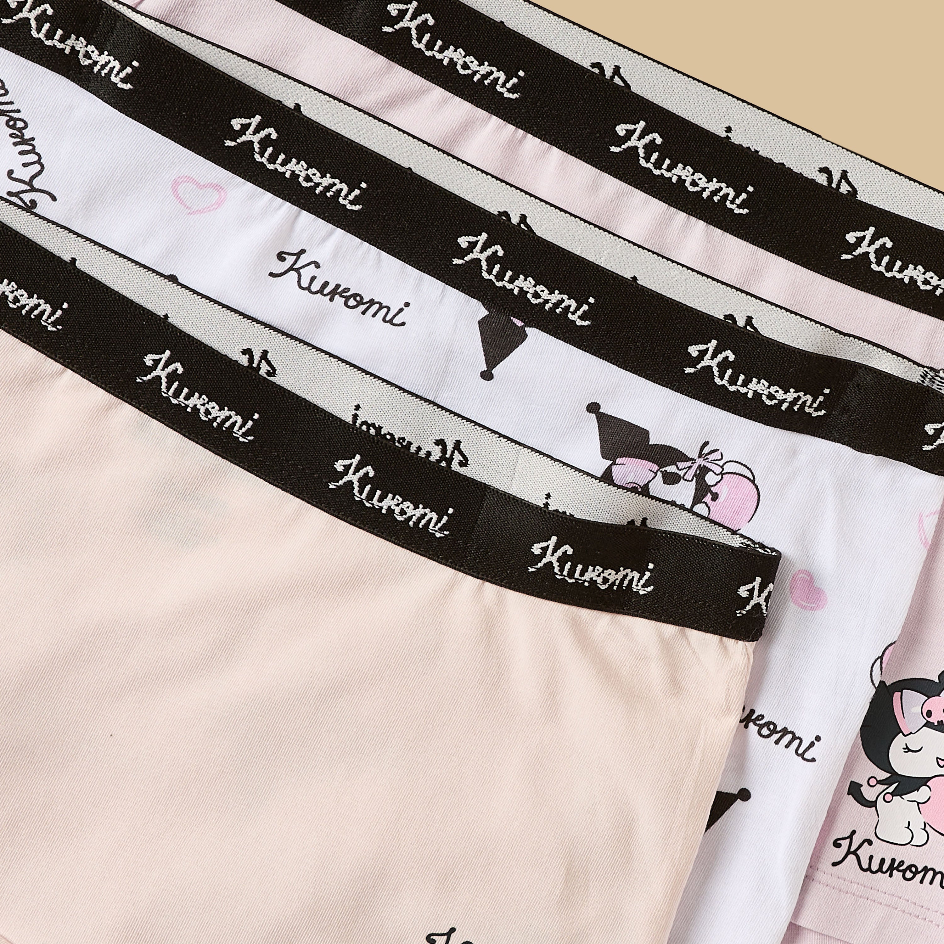 Pack of 3 - Kuromi Print Briefs
