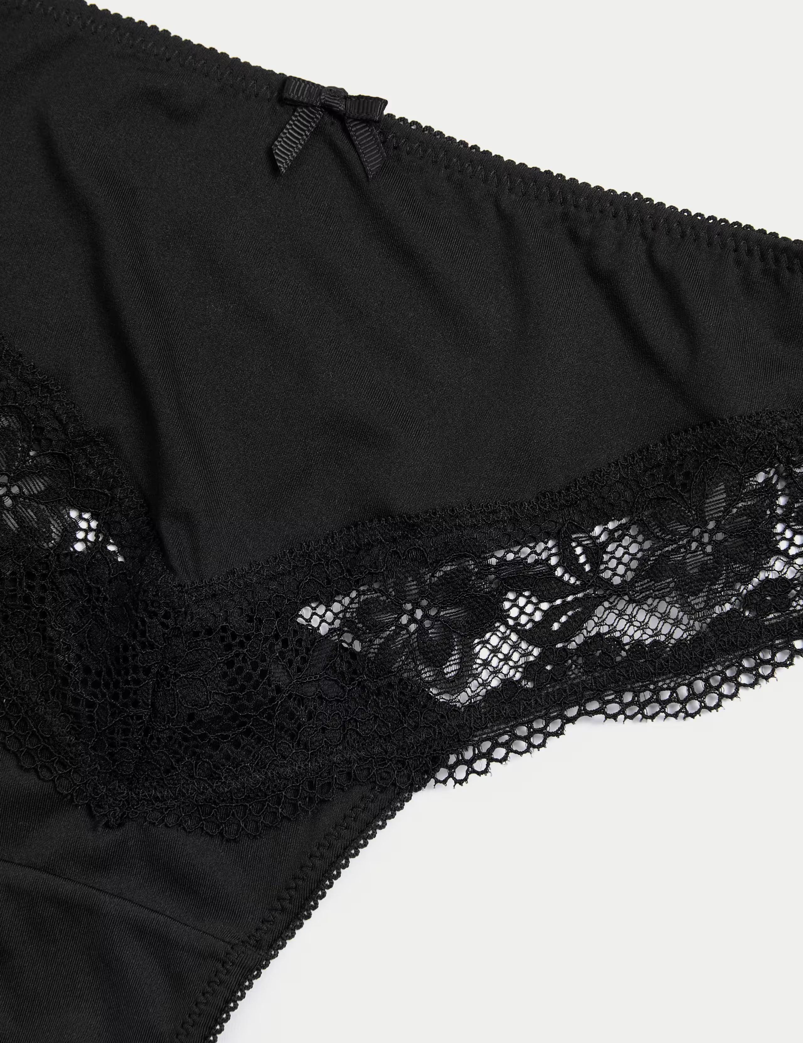 M&S  3pk Lace Trim High Leg Knickers