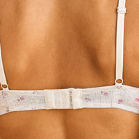 Pack of 3 - Ribbed Microfiber Padded Wired Plunge Bra