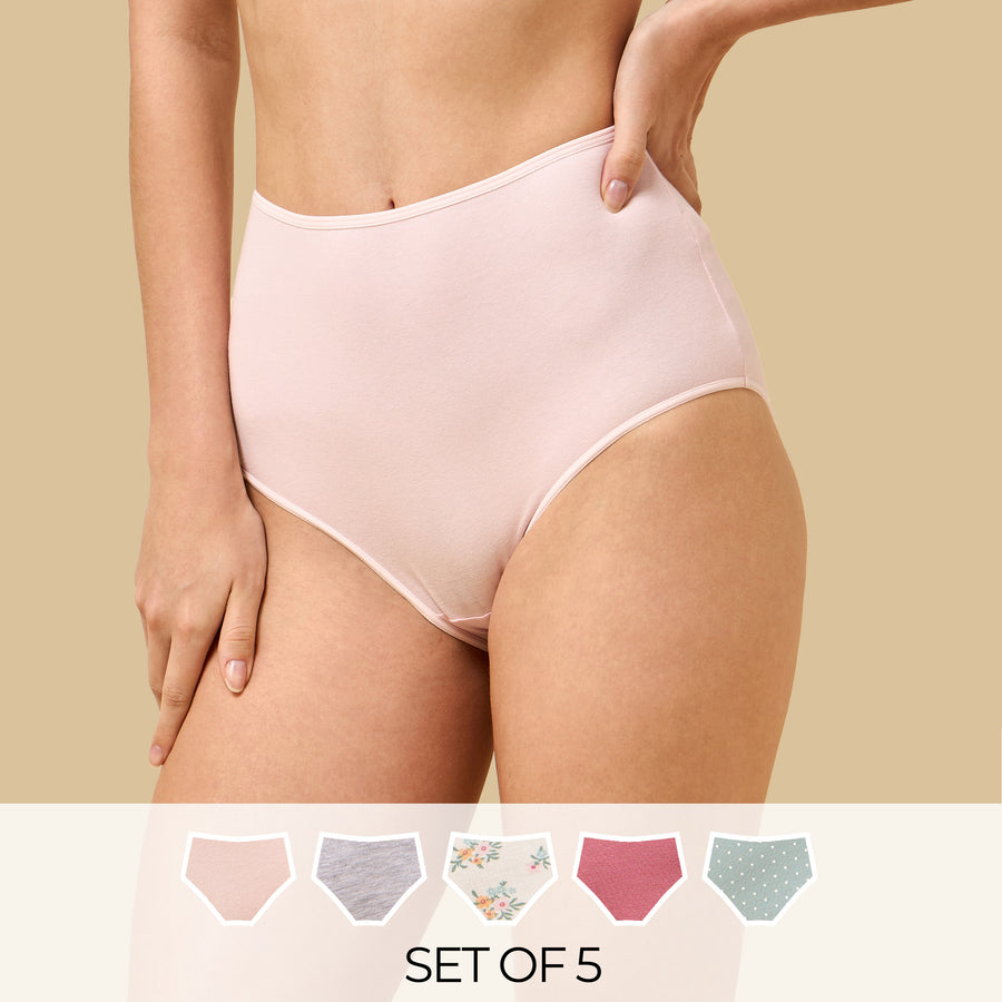 Pack of 5 - Assorted Full Briefs