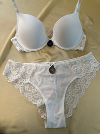 Mesh Light Pad Bra Panty Set
