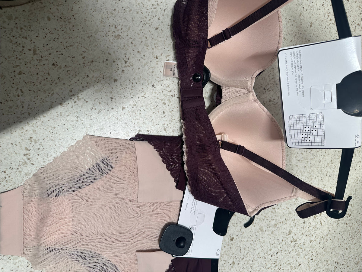 Pack of 2 - Textured Push-Up Wired Demi Bra