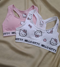 Pack of 2 - Hello Kitty Print Padded Trainer Bra