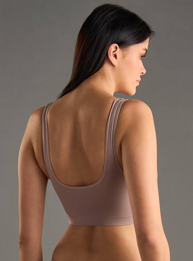 Plain Seamless Non-Wired Bra