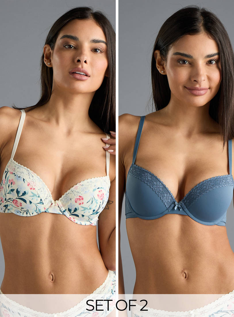 Pack of 2 - Assorted Demi Bra