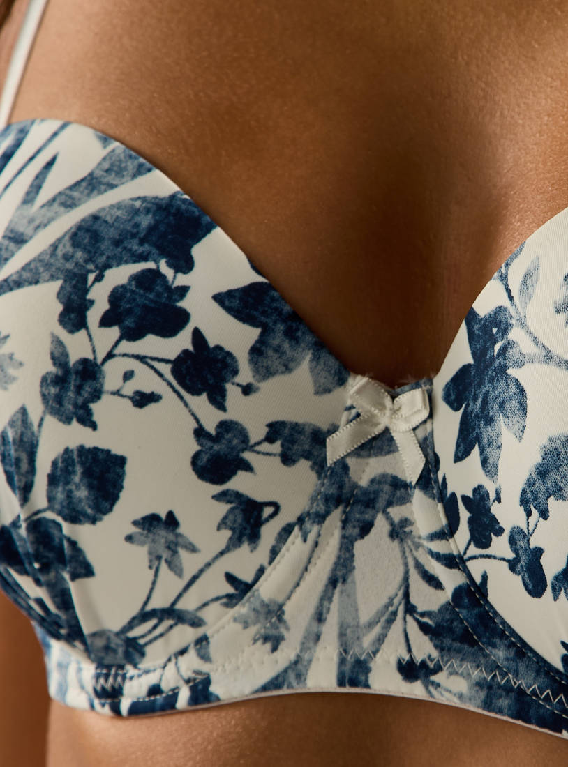 Pack of 2 - Assorted Microfiber Wired Balconette Bra