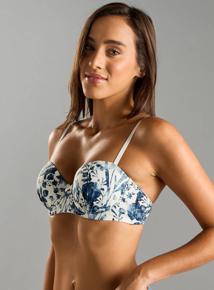 Pack of 2 - Assorted Microfiber Wired Balconette Bra