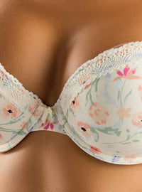 Pack of Two -  Wired Demi Bra with Light Pad