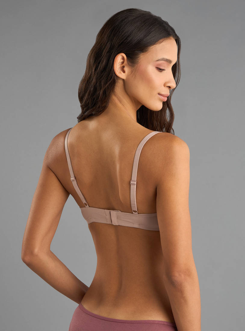 Plain Push-Up Demi Bra