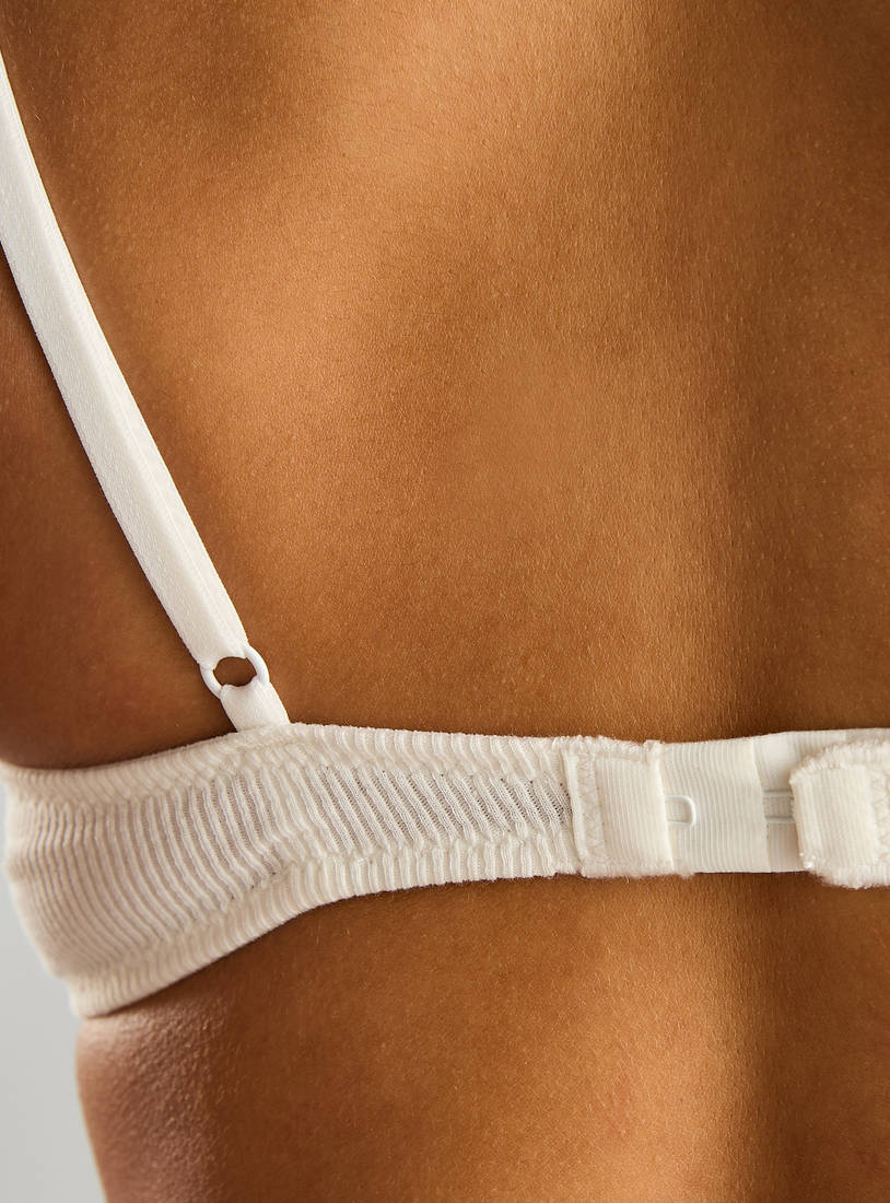 Pack of 2 - Ribbed cotton Non-Padded Non-Wired