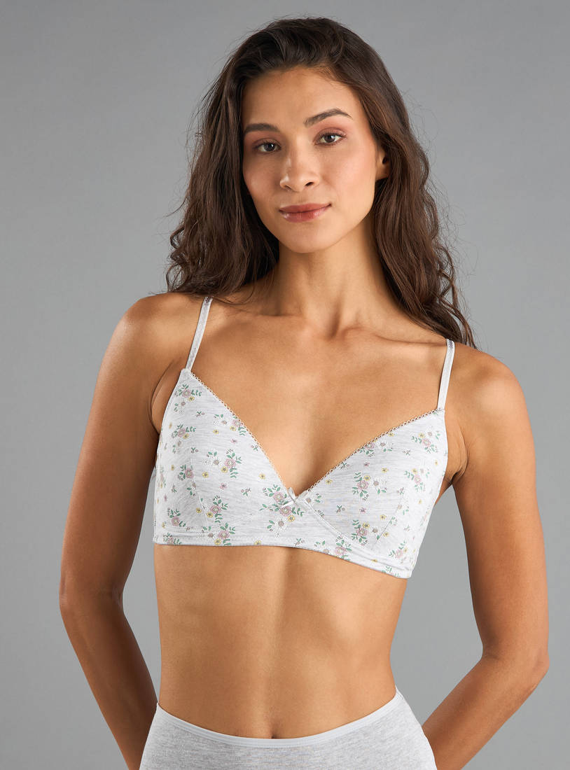 Pack of 2 - Assorted Non-Wired A-Frame Bra