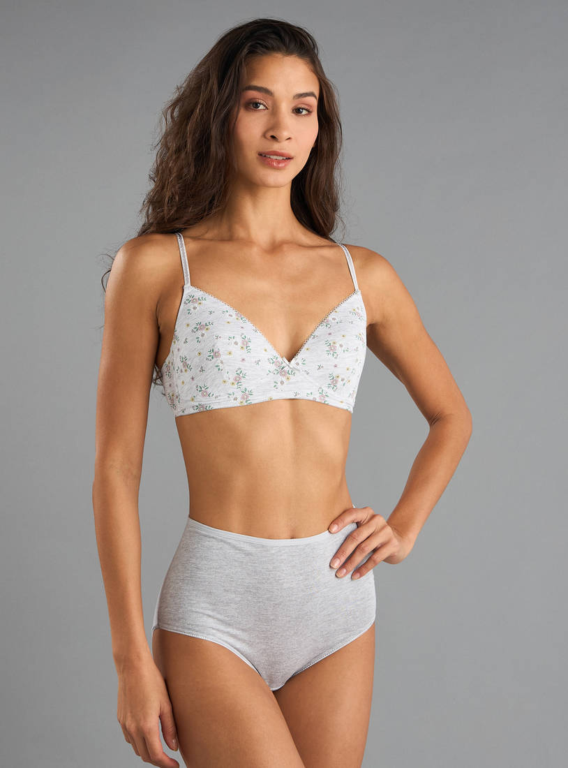 Pack of 2 - Assorted Non-Wired A-Frame Bra