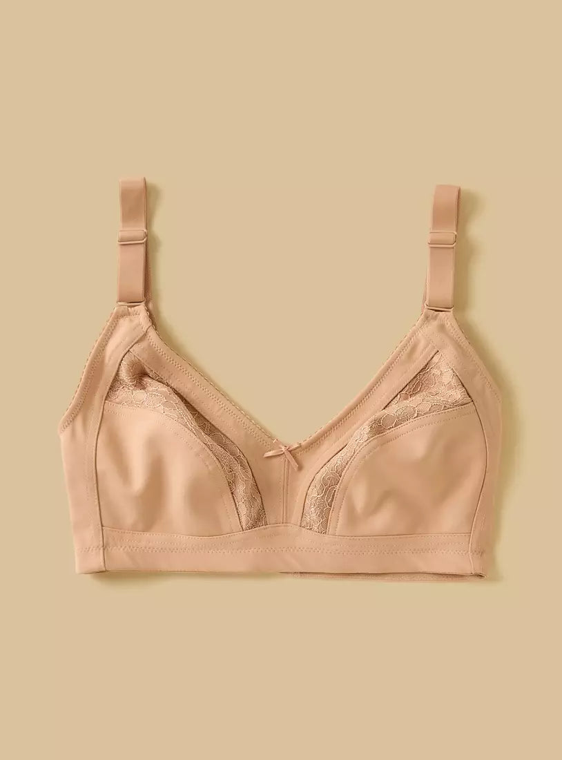 Pack of 2 - Plain Non-Padded Non-Wired Bra