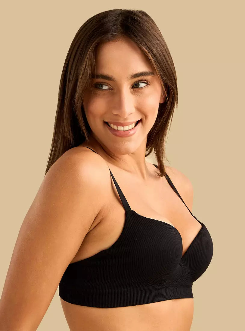 Ribbed Wired Bra