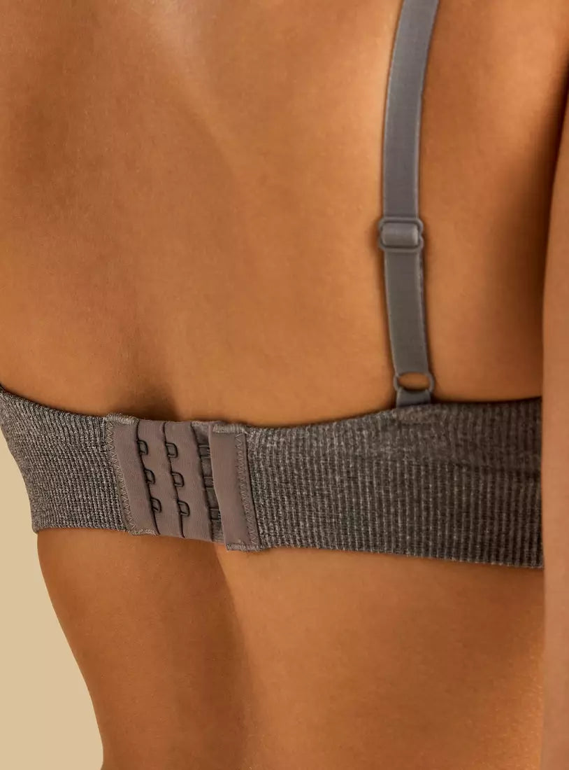 Ribbed Wired Bra