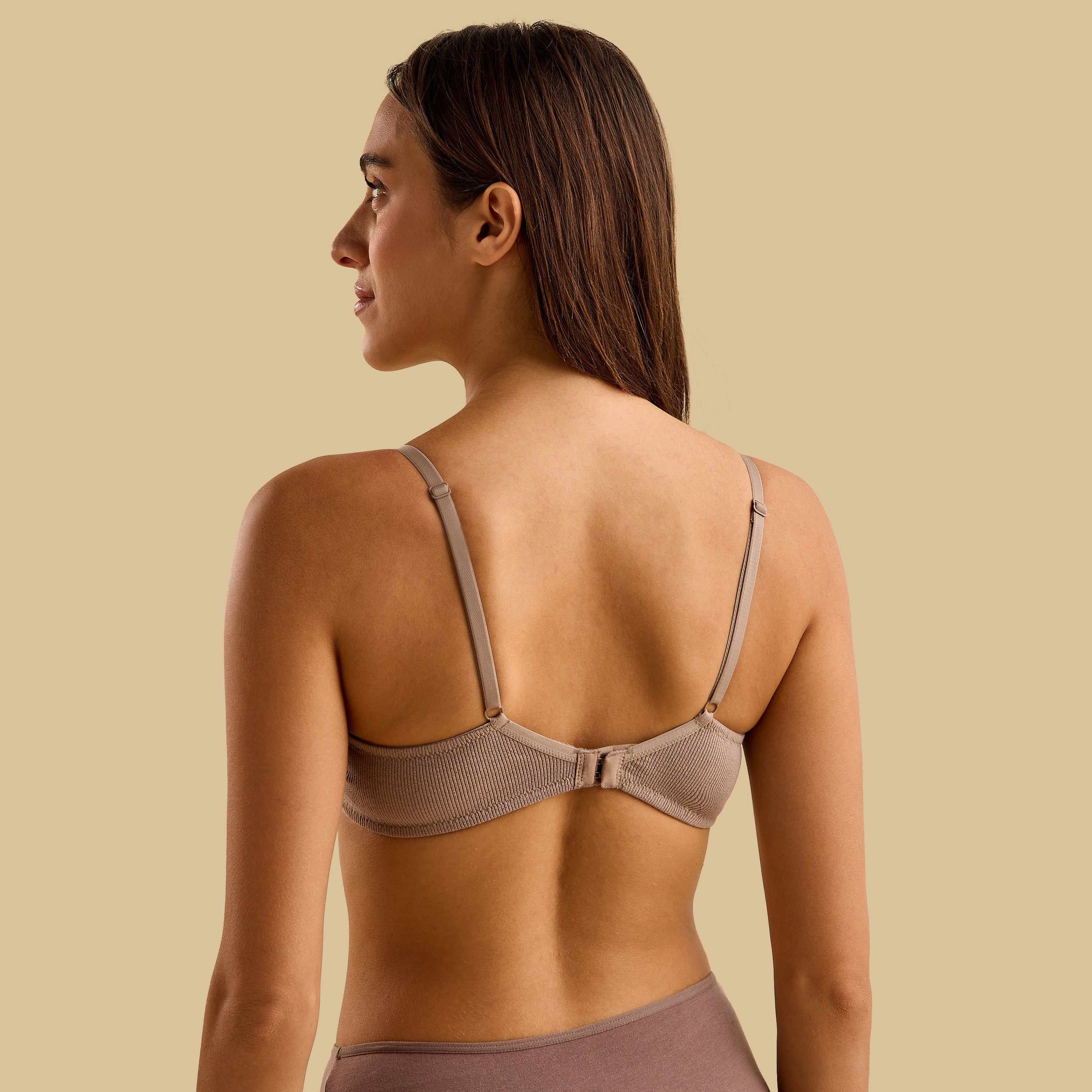 Pack of 2 - Ribbed Non-Padded Non-Wired Bra