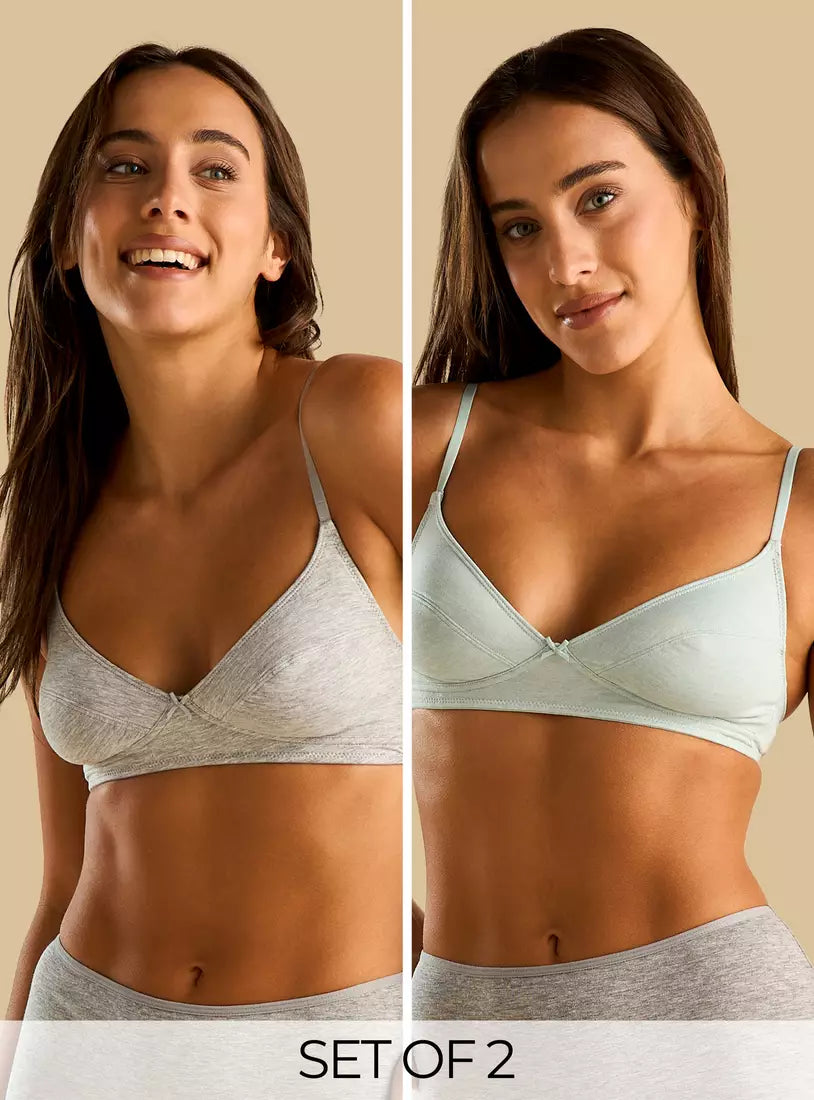 Cotton Single Hook Summer Bra