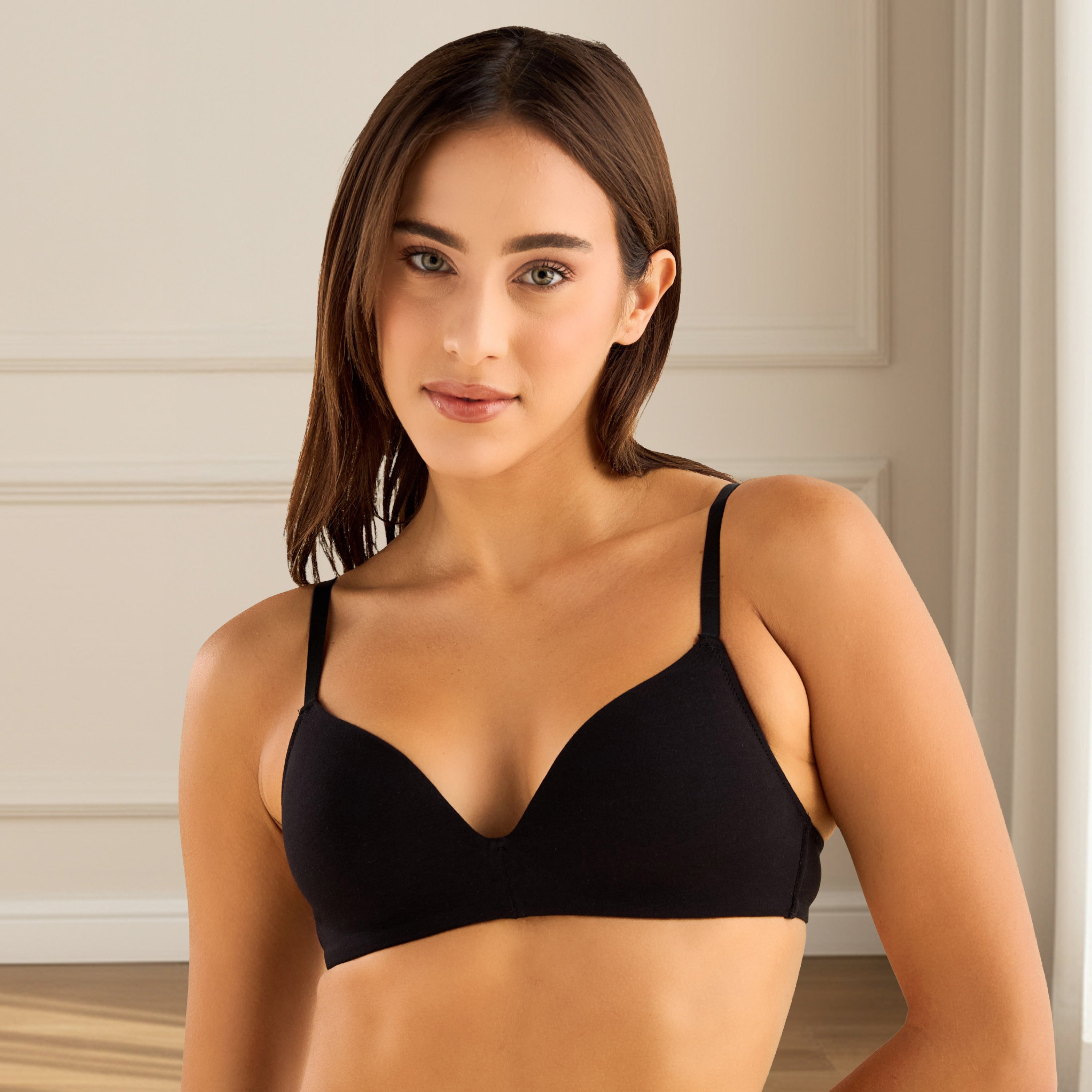 Pack of 2 - Padded Non-Wired A-frame Bra