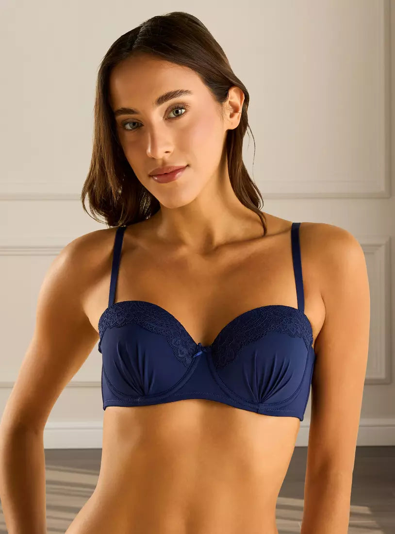 Pack of 2 - Assorted Wired Balconette Blue Set