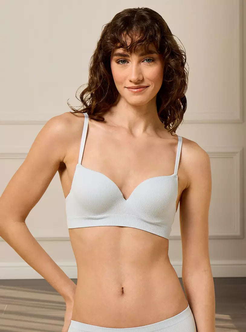 Ribbed Wired Bra
