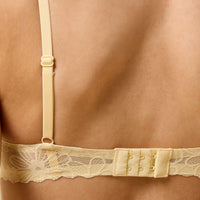Floral Lace Push-Up Demi Bra