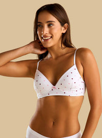 Pack of 2 - Assorted Non-Wired Padded A-frame Bra