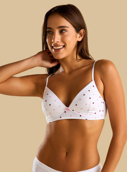Pack of 2 - Assorted Non-Wired Padded A-frame Bra