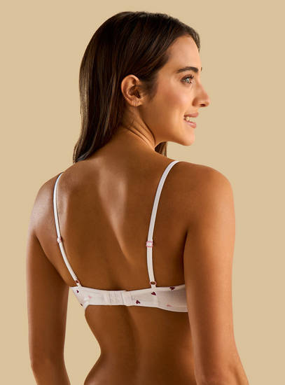 Pack of 2 - Assorted Non-Wired Padded A-frame Bra