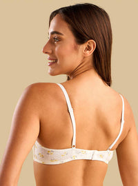 Pack of 2 -Cotton  Padded Non-Wired A-frame Bra
