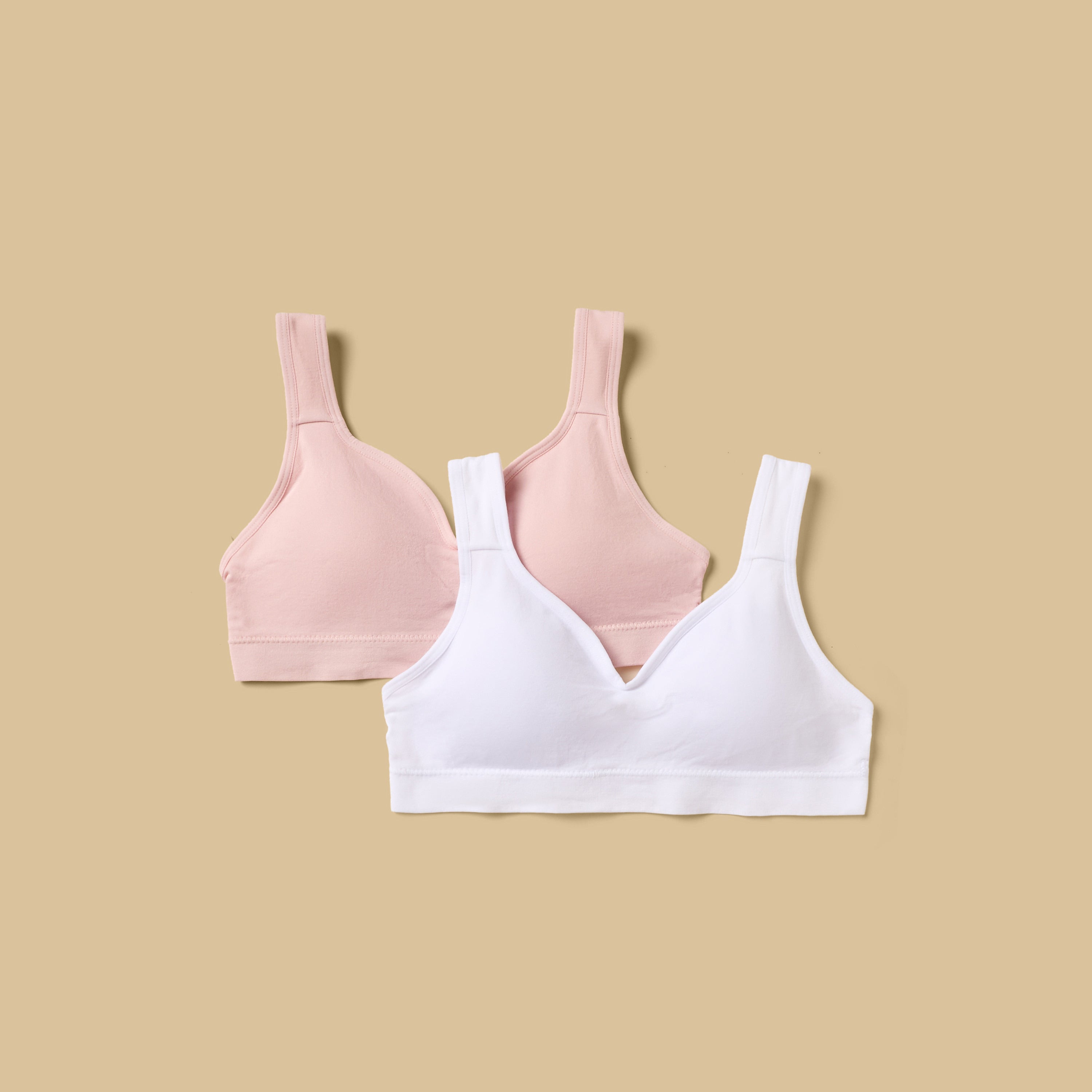 Pack of 2 - Seamless Padded Trainer Bra