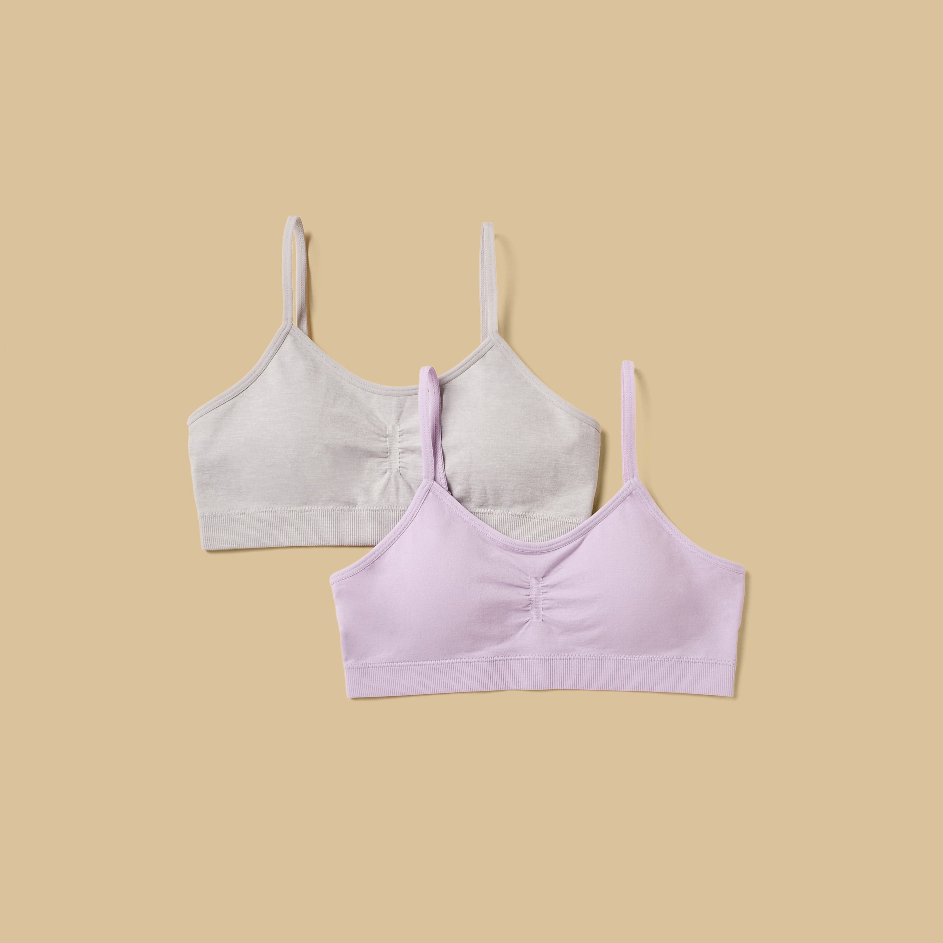 Pack of 2 - Seamless Padded Trainer Bra