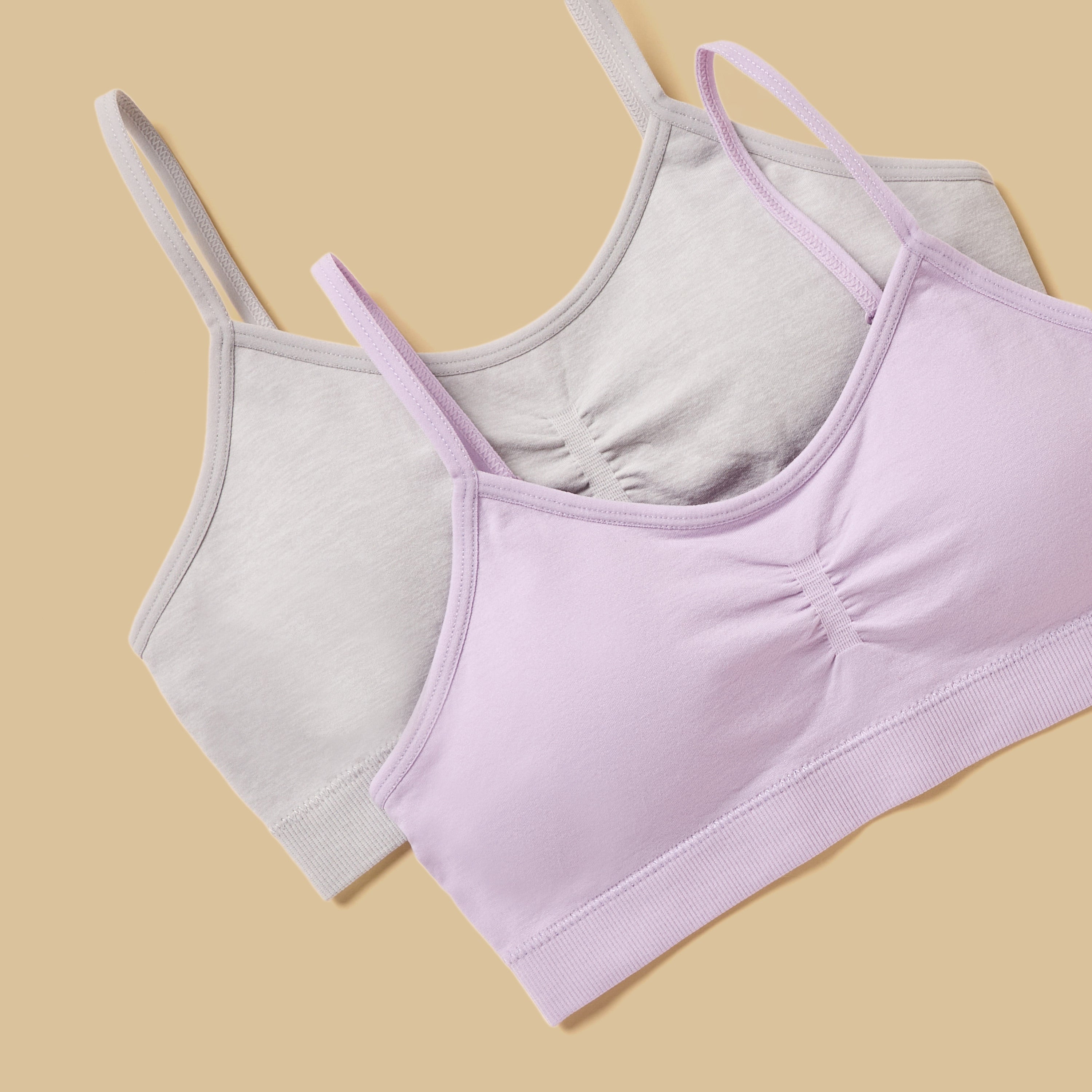 Pack of 2 - Seamless Padded Trainer Bra
