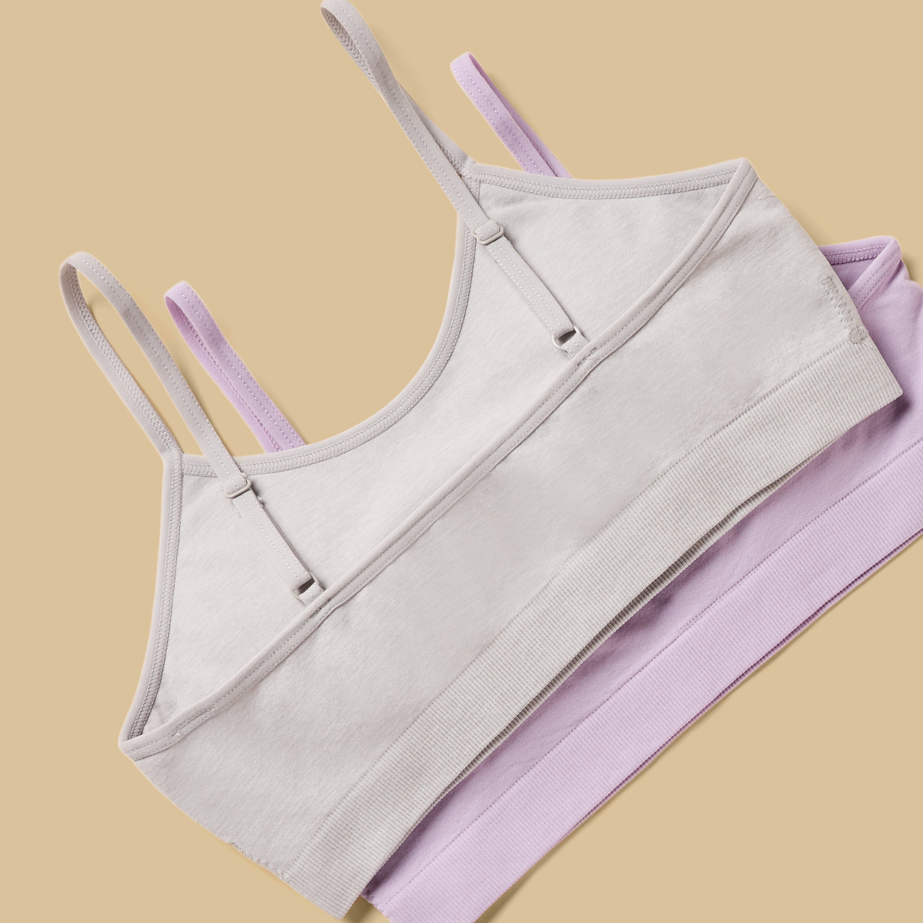 Pack of 2 - Seamless Padded Trainer Bra