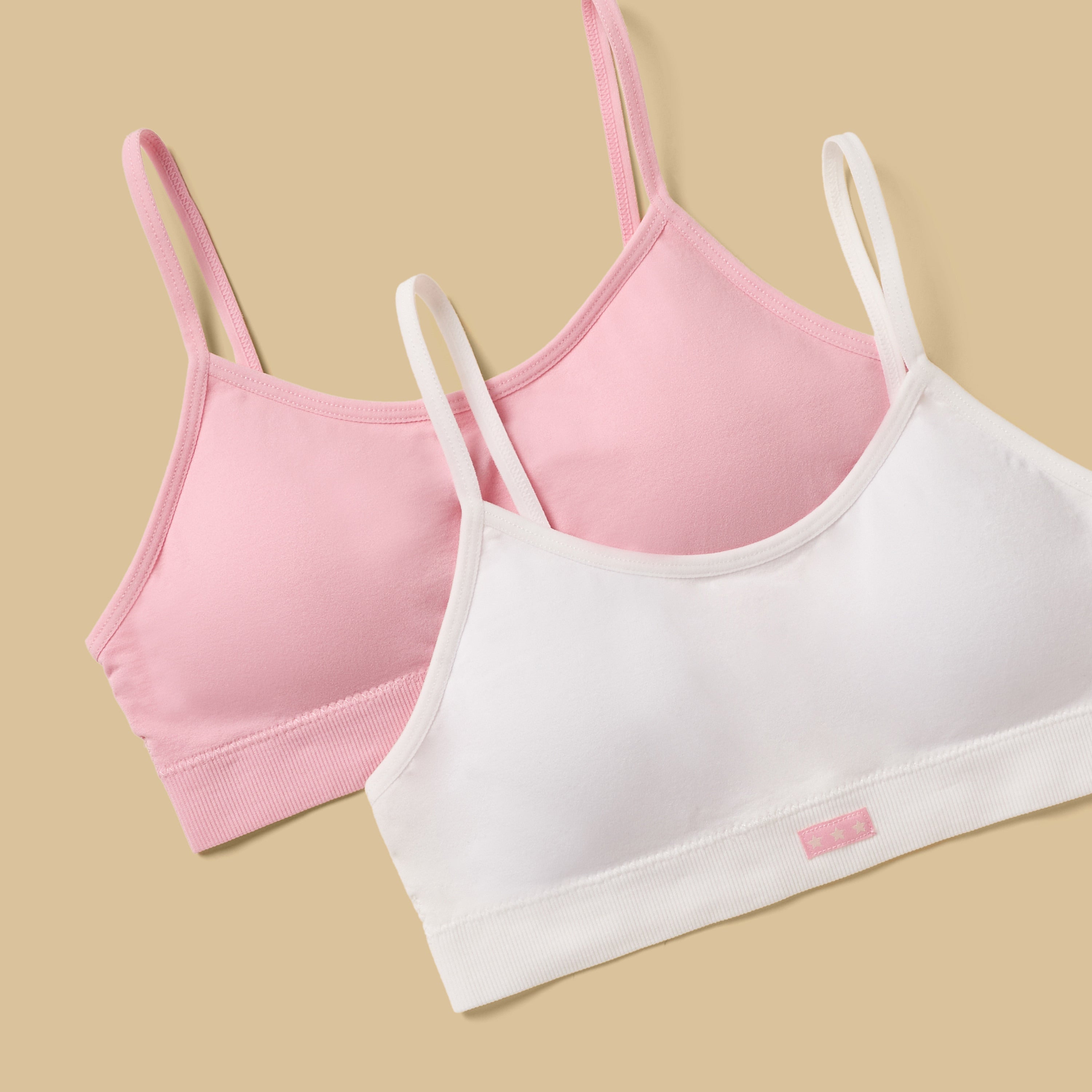 Pack of 2 - Seamless Padded Trainer Bra