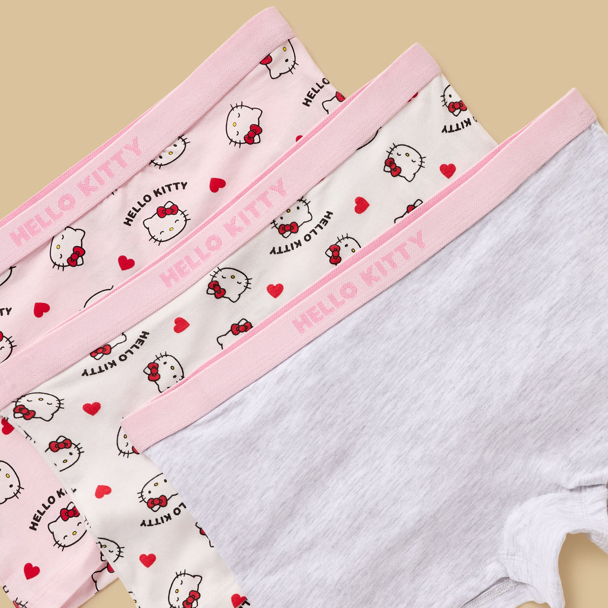 Pack of 3 - Hello Kitty Print Boyshorts
