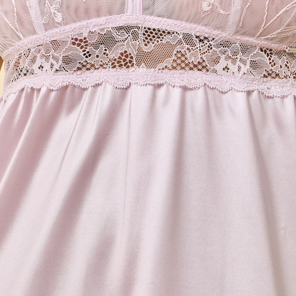 Floral Lace Embroidered Non-Padded Babydoll