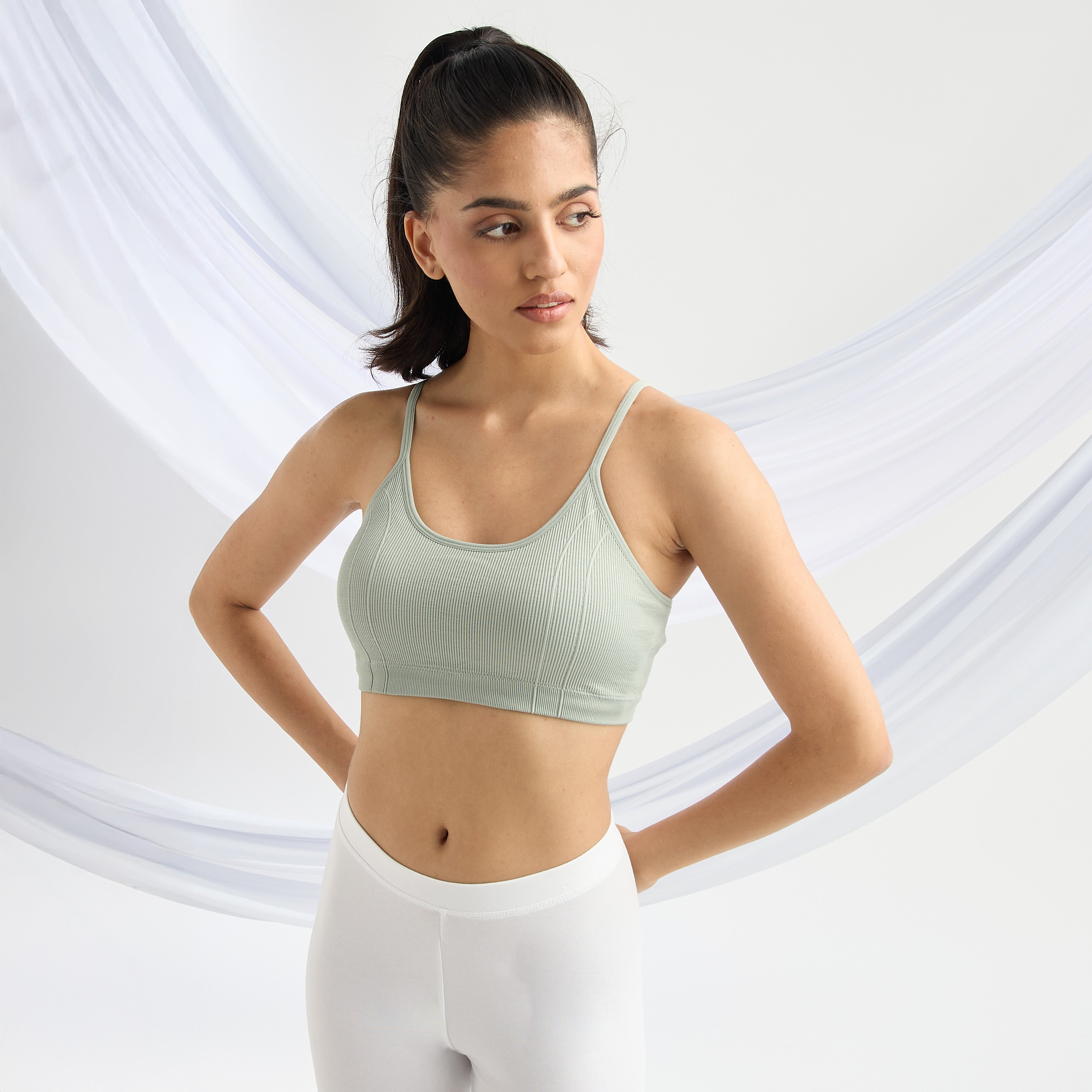Pack of 2 - Ribbed Seamless Sports Bra