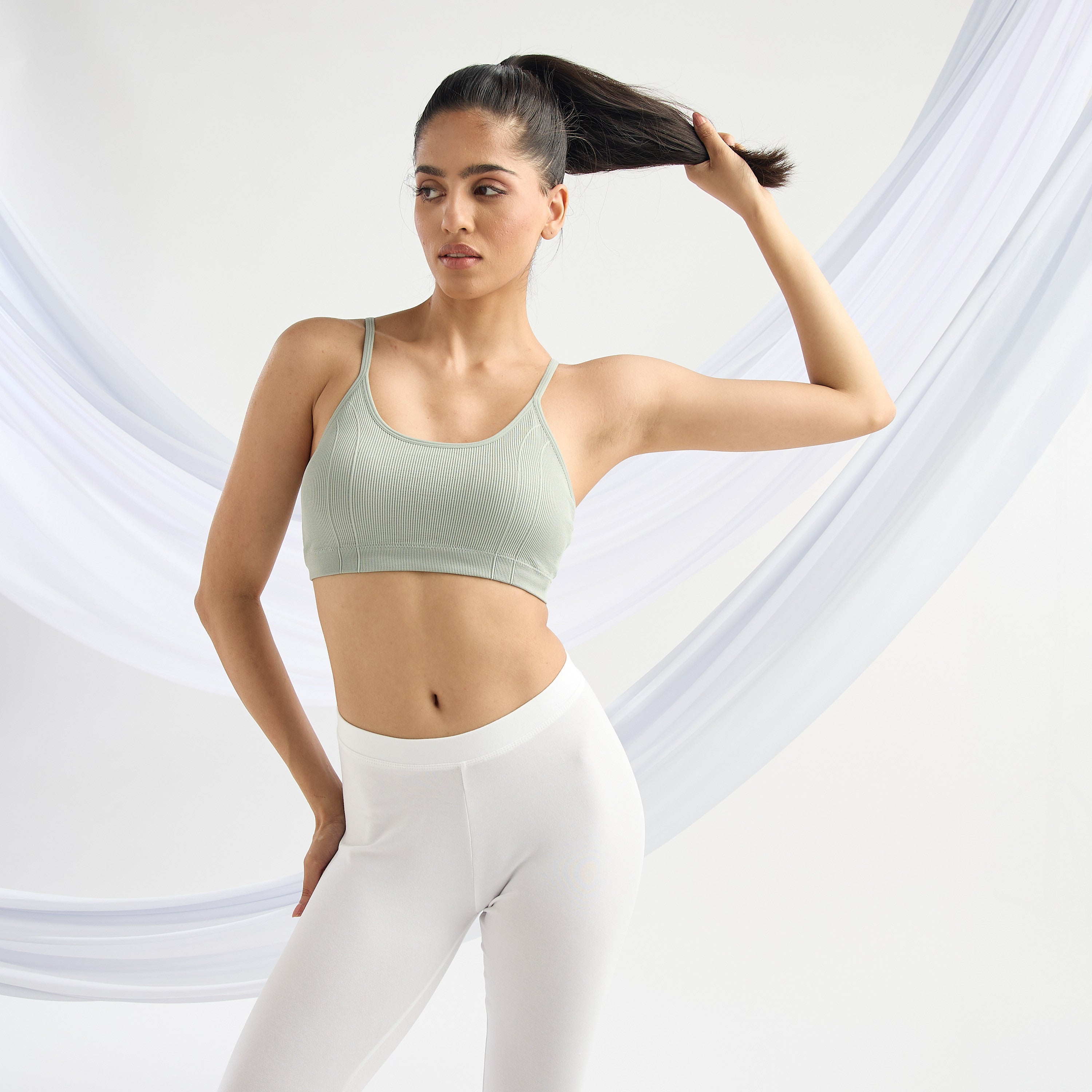 Pack of 2 - Ribbed Seamless Sports Bra