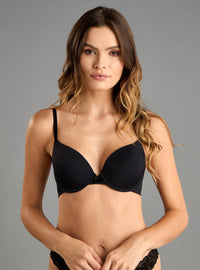 Pack of 2 - Plain Padded Wired Plunge Bra