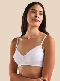 Pack of 2 - Ribbed Cotton Basic Bra