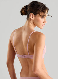Pack of 2 - Ribbed A-frame Padded Bra with Adjustable Strap