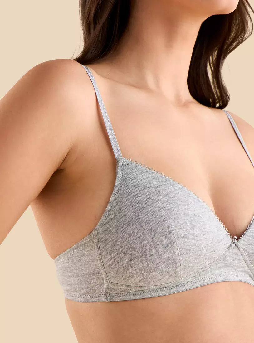 Pack of 2 - A-frame Padded wireless Bra