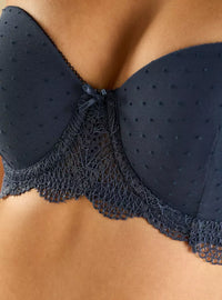 Pack of 2 - Textured Balconette Bra