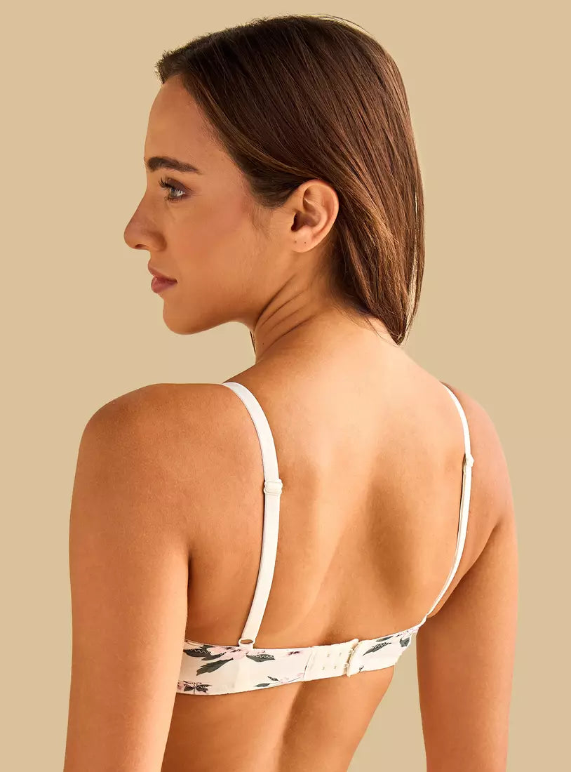 Pack of 2 - Laced balconette bra