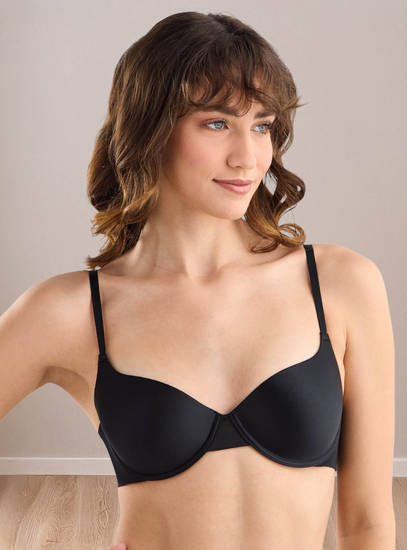 Laser Cut Bra BLACK